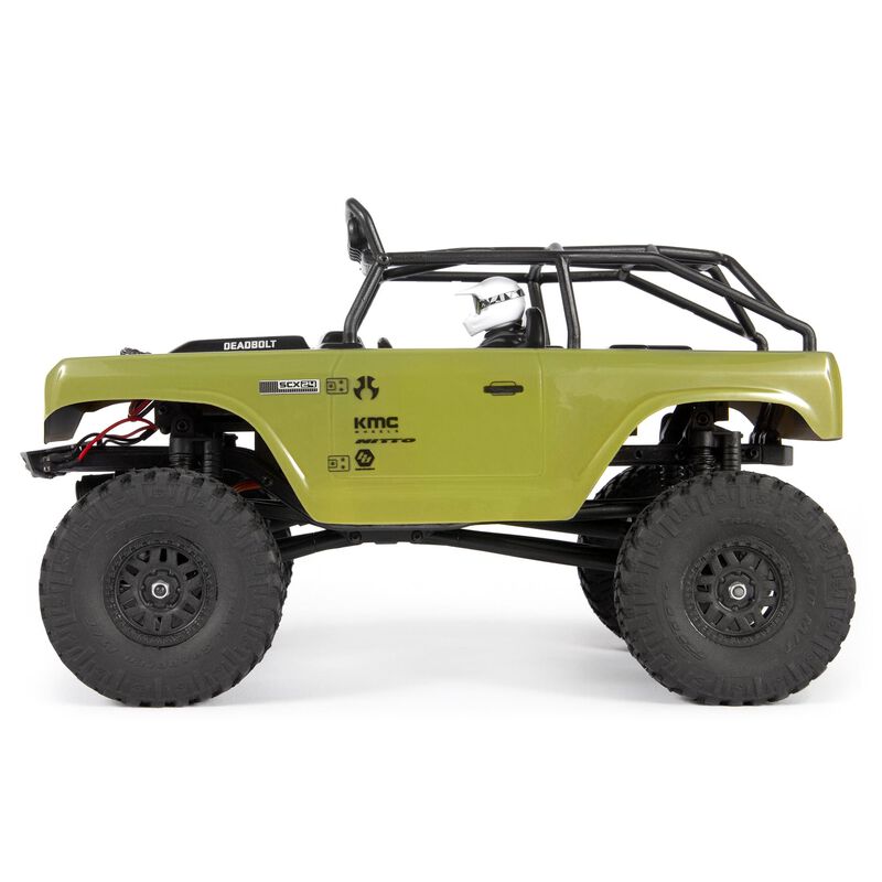 Axial 1/24 SCX24 Deadbolt 4WD Rock Crawler Brushed RTR Green